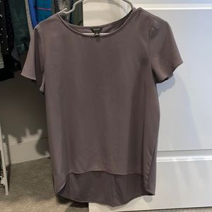 Ann Taylor grey blouse